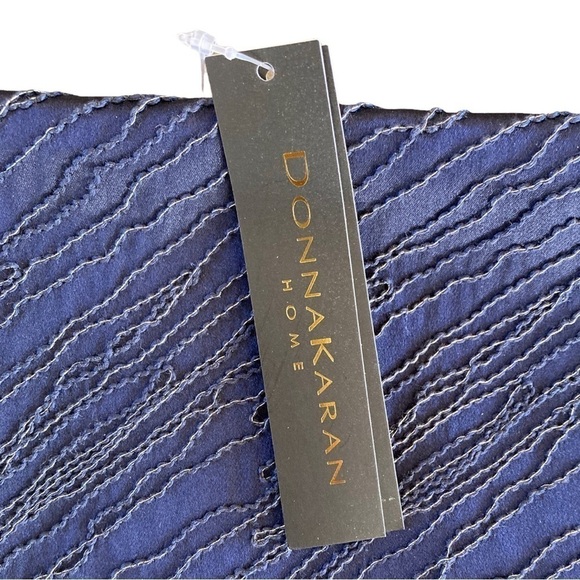 NWT Donna Karan Home Silk Embroidered Pillow Cover Sham - Picture 2 of 9